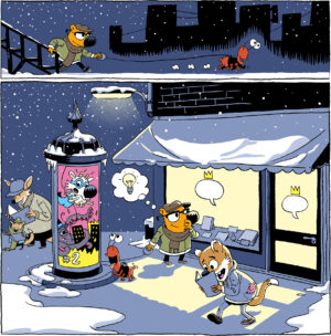 Beetle and Bear Peter Hermann Danish Comics Foreign Rights